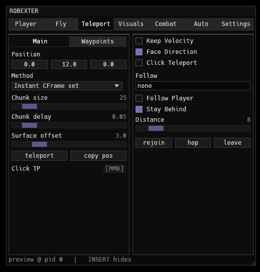 teleport tab